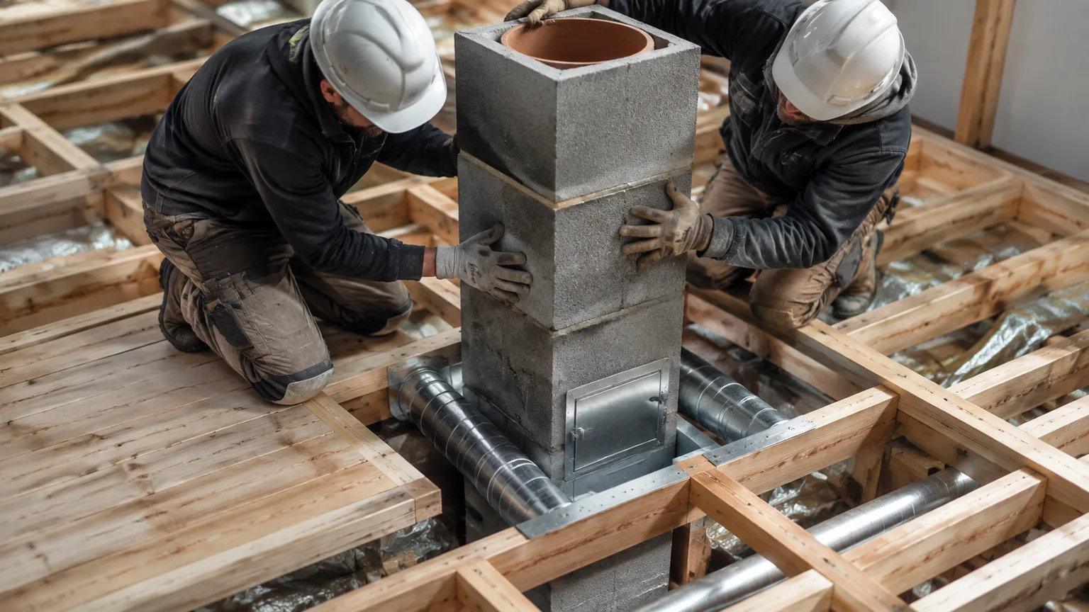 Conduit de fumée ou de ventilation