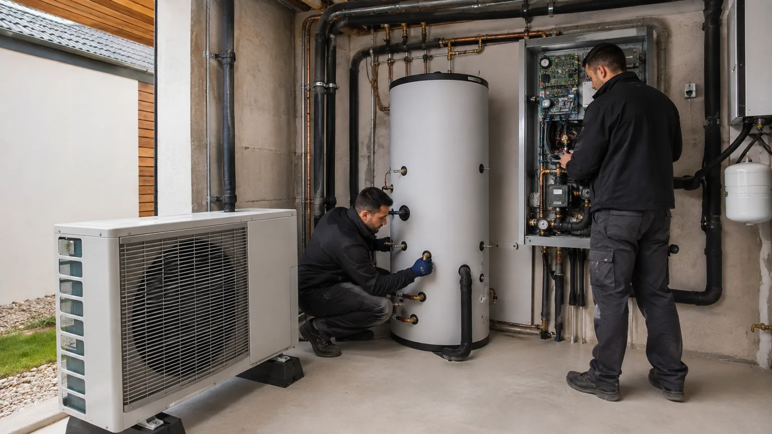 Pompe à chaleur air-eau 12 kW