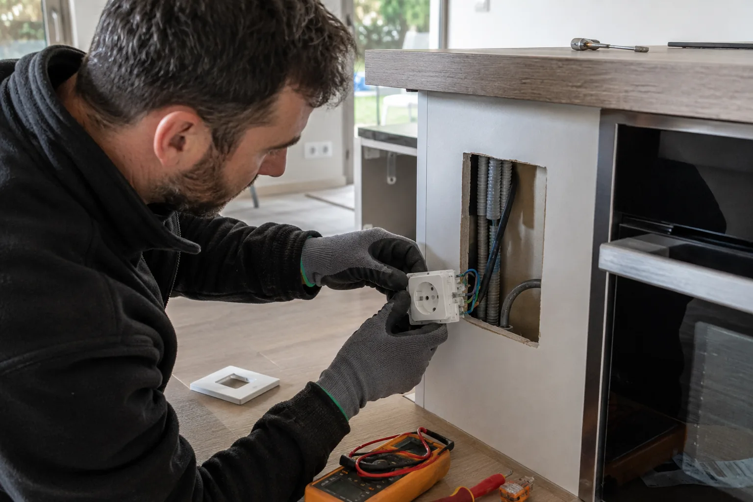Circuit et raccordement d’appareil électrique