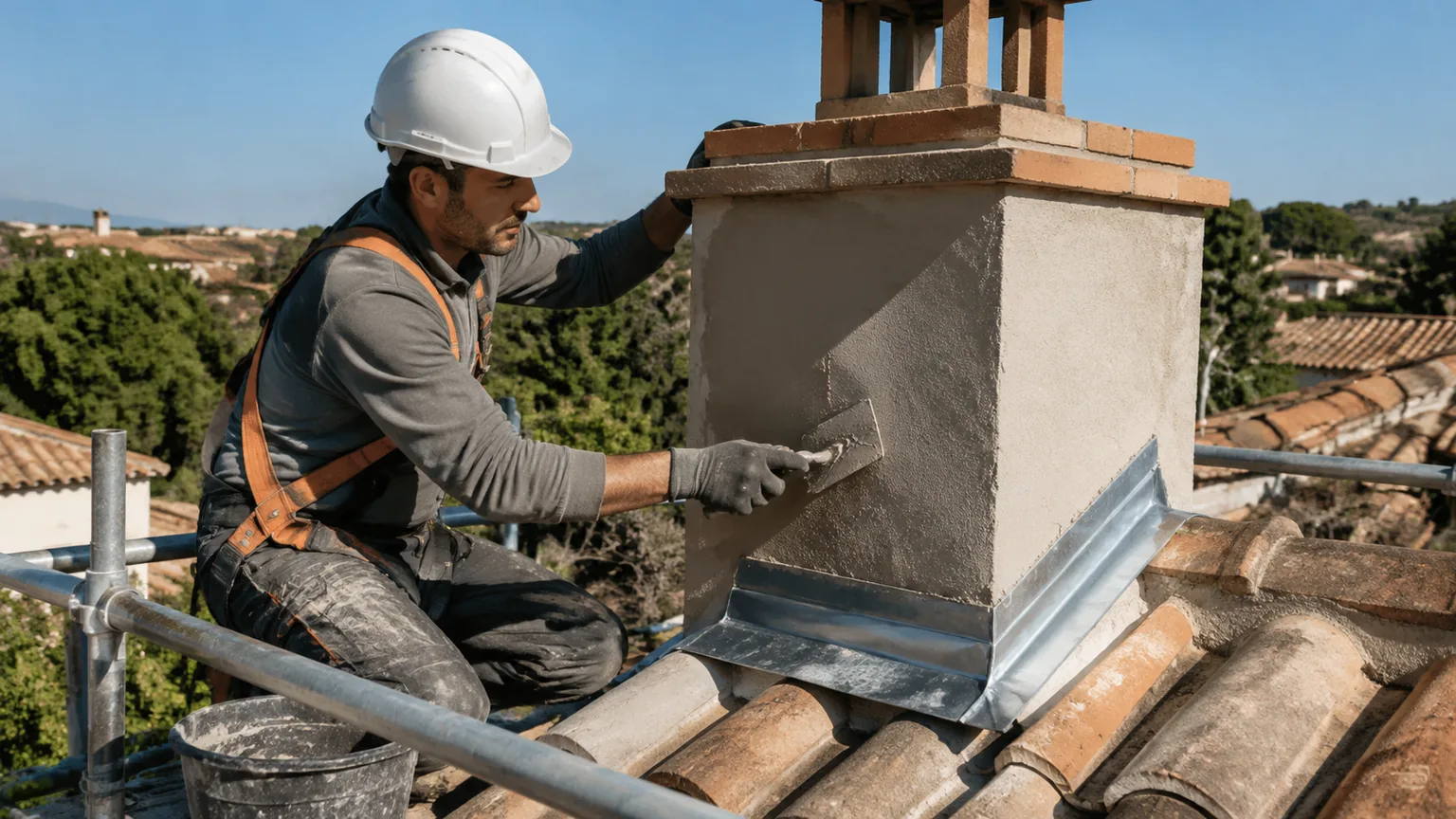 Ravalement et réfection de souche en toiture
