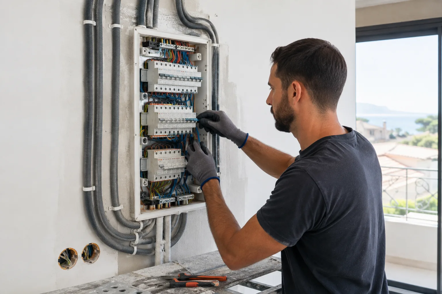 Rénovation du réseau électrique